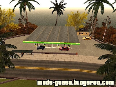 Auto Posto BR em LS para GTA San Andreas